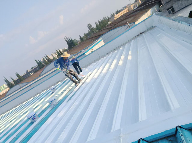 四川興睿龍實業鋼結構廠房防水補漏及防腐翻新工程